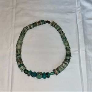 Southwestern hubei green turquoise necklace